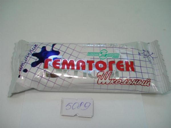Изображение товара Гематоген народный школьный 40г Гематоген народный школьный 40г фотография