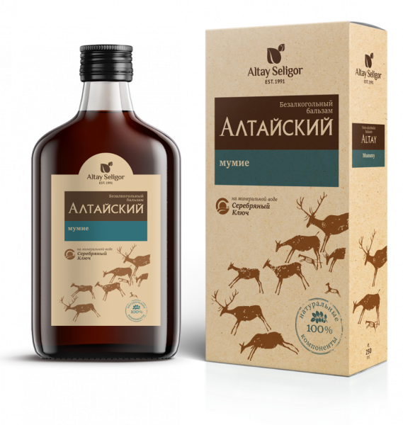 Изображение товара Бальзам алтайский (с мумие) 250мл Бальзам алтайский (с мумие) 250мл фотография
