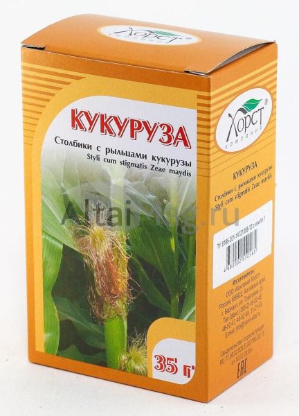 Изображение товара Кукуруза, столбики и рыльца, 35 г (Хорст) Кукуруза, столбики и рыльца, 35 г (Хорст) фотография