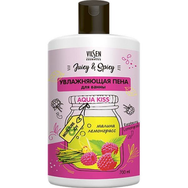 Изображение товара Вилсен пена для ванны Увлажняющая Juicy Spicy малина-лемонграсс 700мл Вилсен пена для ванны Увлажняющая Juicy Spicy малина-лемонграсс 700мл фотография